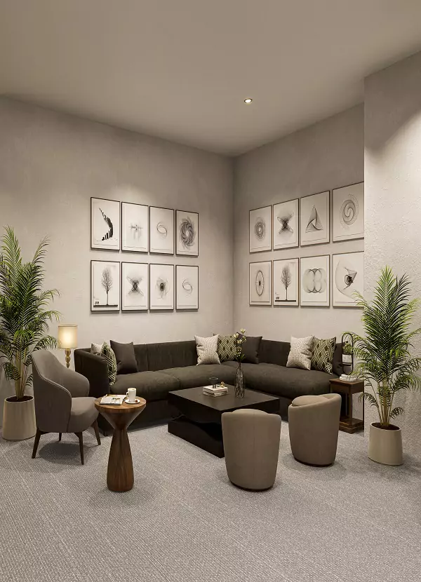 Adani Samsara Ivana Floors Modern nature-inspired interior image
